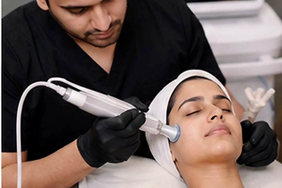 Non-invasive facial treatment related to Cosmelan Peel at Nadhira Cosmo Clinic, Avadi