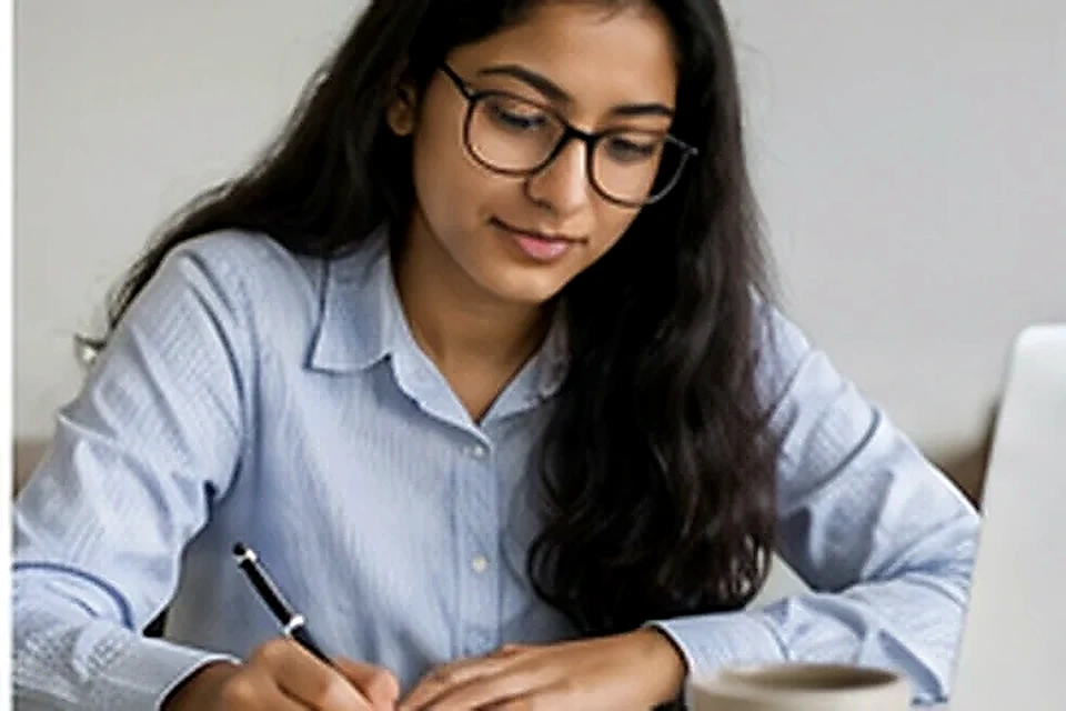 Doctor writing skincare notes related to Legs & Hands Laser at Nadhira Cosmo Clinic, Avadi