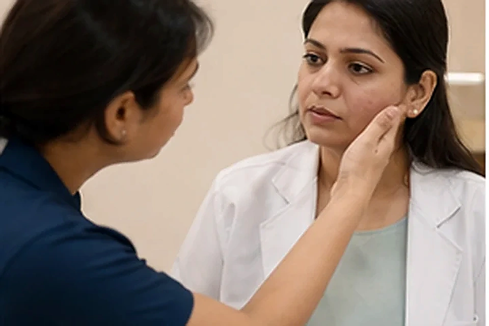 Rosacea assessment related to Feel Confident in Your Skin at Nadhira Cosmo Clinic, Avadi