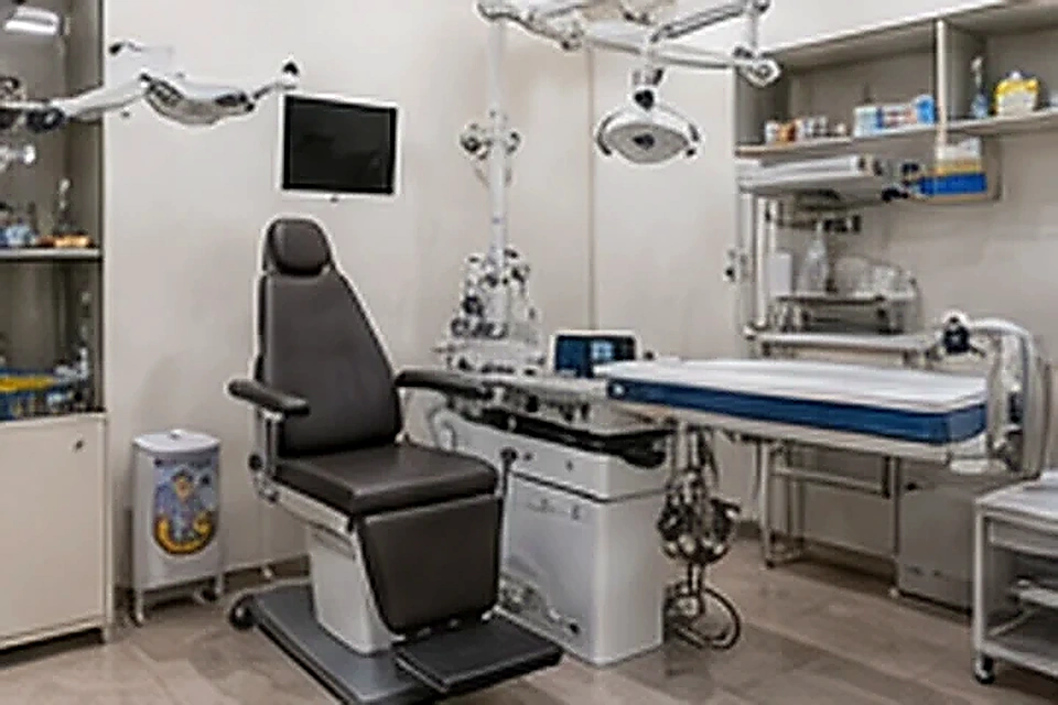 Ent procedure room related to Microscopic Ear Surgery at Nadhira Cosmo Clinic, Avadi