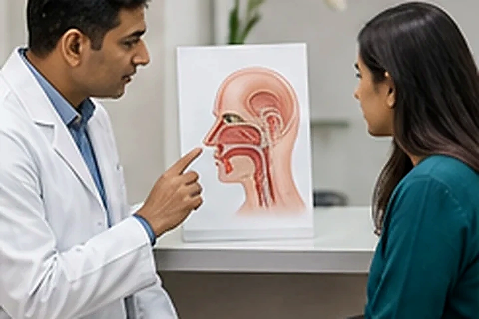 Sinus and headache consultation related to Botox & Fillers at Nadhira Cosmo Clinic, Avadi