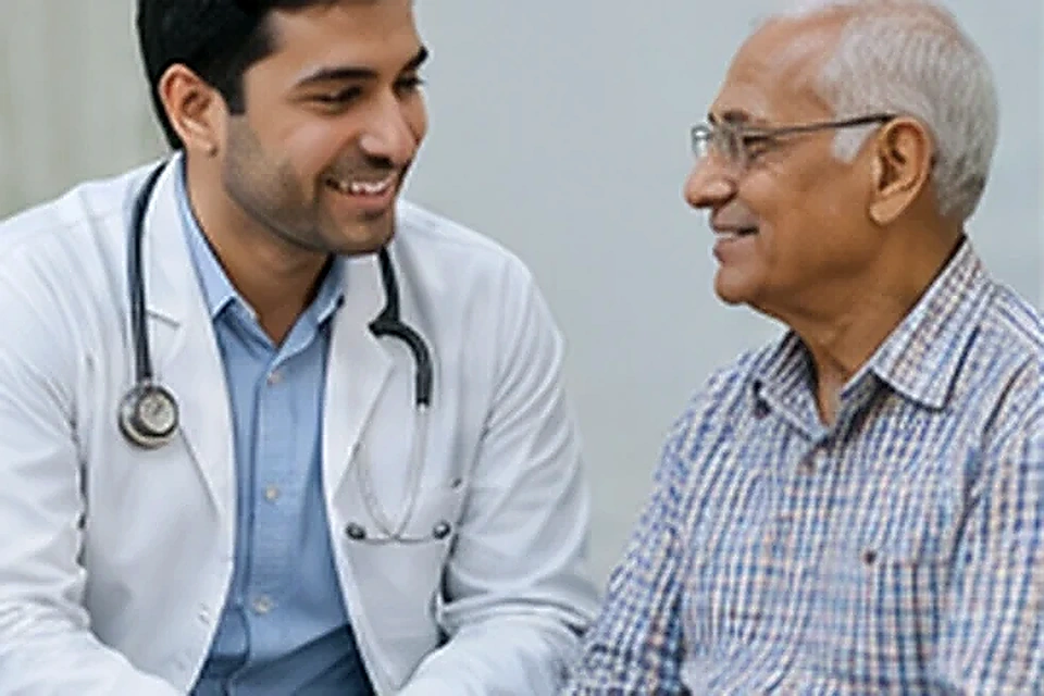 Senior health visit related to Master Health Check-up at Nadhira Cosmo Clinic, Avadi