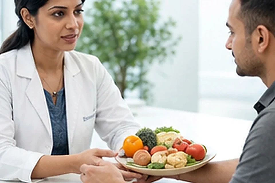 Nutrition for healthy hair related to GFC at Nadhira Cosmo Clinic, Avadi