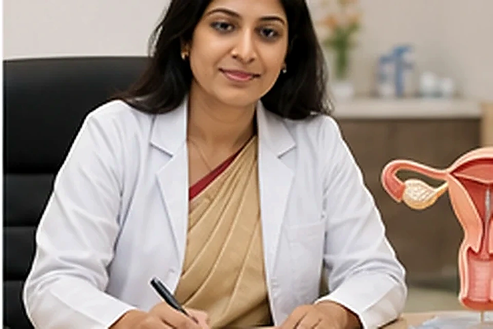 Gynecologist at consultation desk related to Feel Confident in Your Skin at Nadhira Cosmo Clinic, Avadi