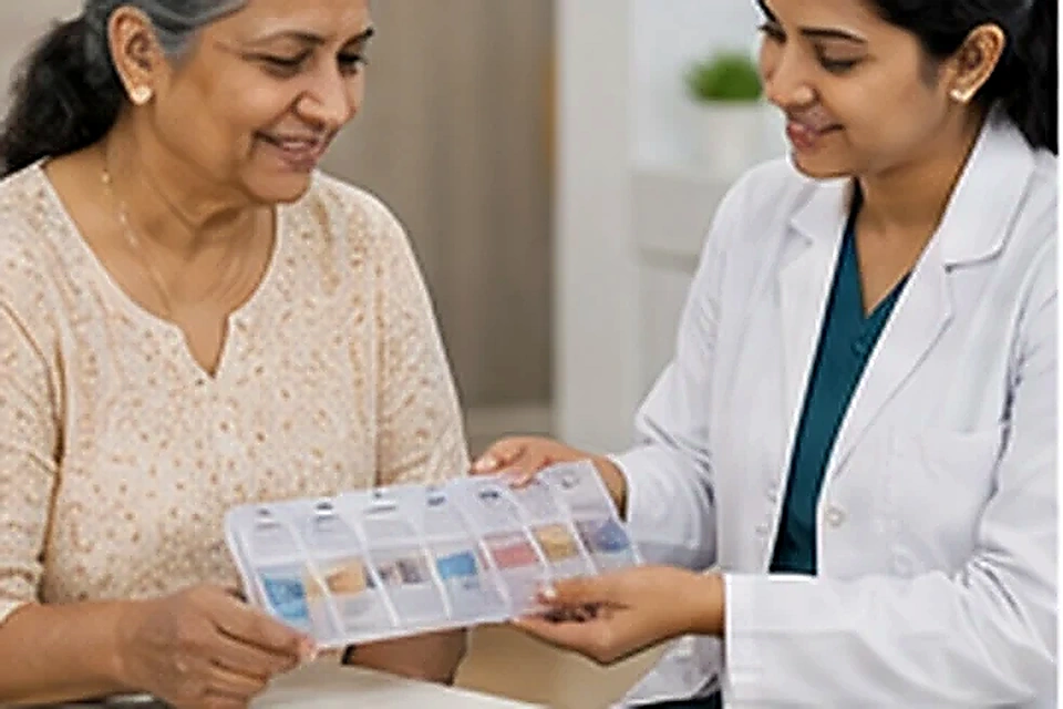 Medication organizer education related to Complete Skin, Hair & Aesthetic Solutions at Nadhira Cosmo Clinic, Avadi